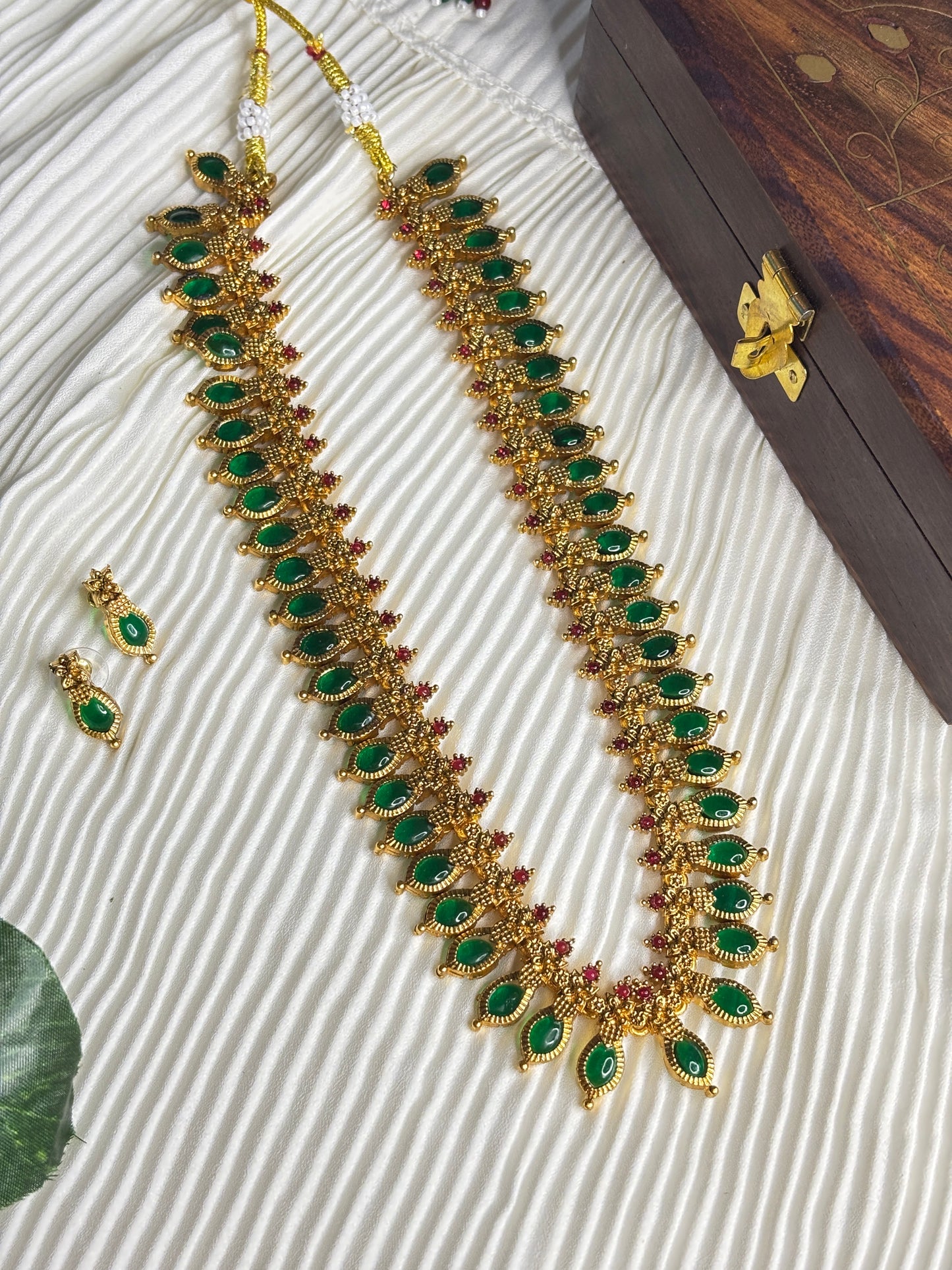 Emerald Grace Traditional Palakka Long Haram Set