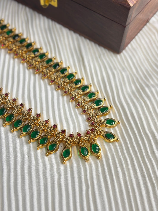 Emerald Grace Traditional Palakka Long Haram Set