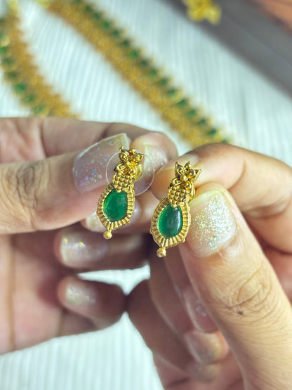 Emerald Grace Traditional Palakka Long Haram Set