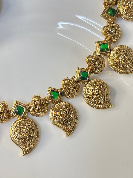 Antique Emerald Manngo ( Manga maala ) Necklace