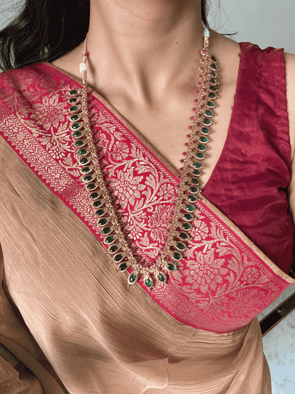 Emerald Grace Traditional Palakka Long Haram Set